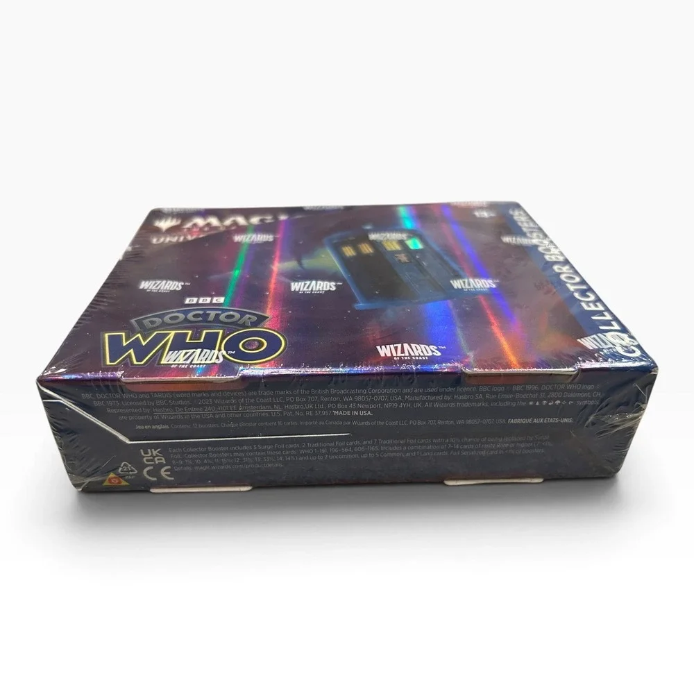 Magic The Gathering Universes Beyond Doctor Who Collector Booster Box NEW